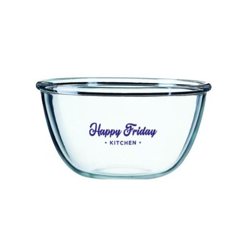 Cocoon Glass Serving Bowl (180mm)