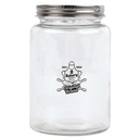 Vogue Glass Screw Top Dry Food Jar (550ml)