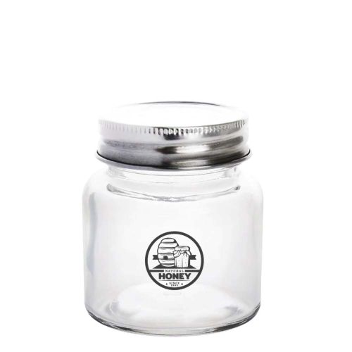 Vogue Glass Screw Top Dry Food Jar (85 ml)