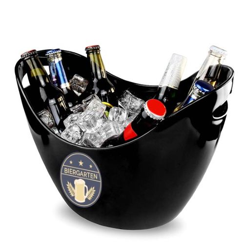 Black Plastic Ice Bucket (6 Litre)