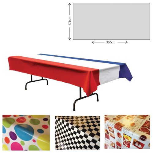 Wipeable PVC Tablecloth - 280x300cm