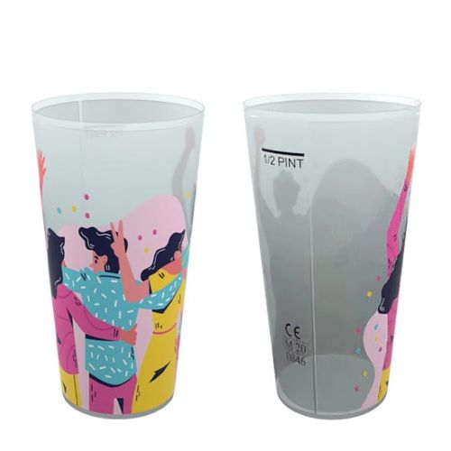 Plastic Festivalbeker (330ml/Half Pint)