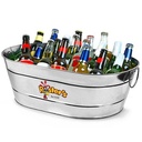 Gegalvaniseerde stalen ovale party tub emmer (24 liter)