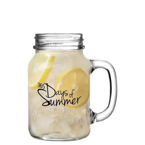 Glass Mason Jar - With Handle (568ml/20oz)