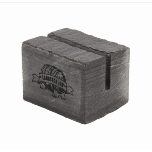 Slate Cube Mini Sign Holder (3X2.5cm)