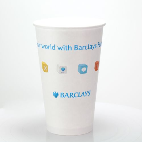 Single Walled Paper Cup - Full Colour (16oz/455ml)