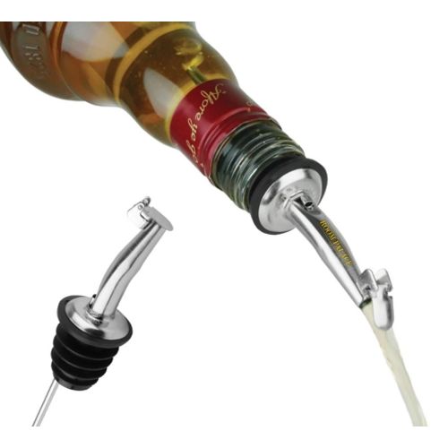 Flip Lid Stainless Steel Pourer