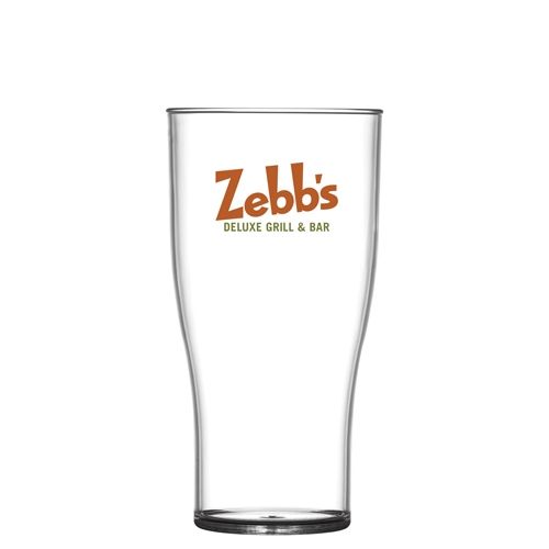 Reusable Plastic Tulip Beer Glass (568ml/20oz/Pint)