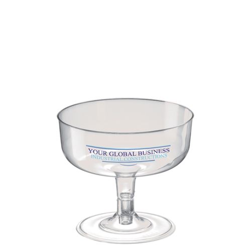 Disposable Plastic Champagne Coupe Glass (180ml/6oz)