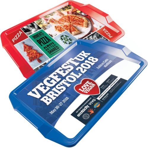 Full Colour Rectangular Plastic Tray (46x33cm)