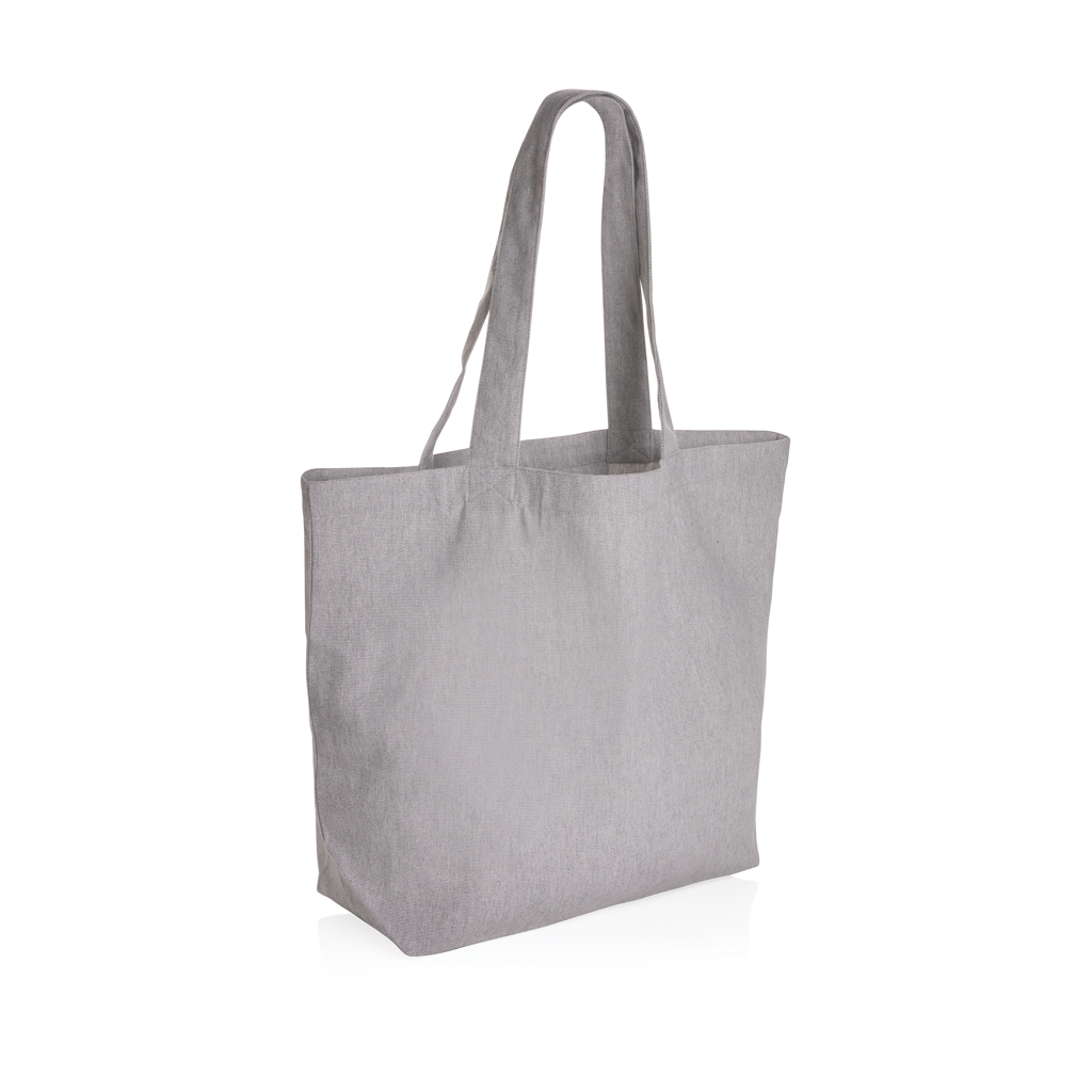 Impact Aware™ re-canvas shopper met vakje 240gsm ongeverfd