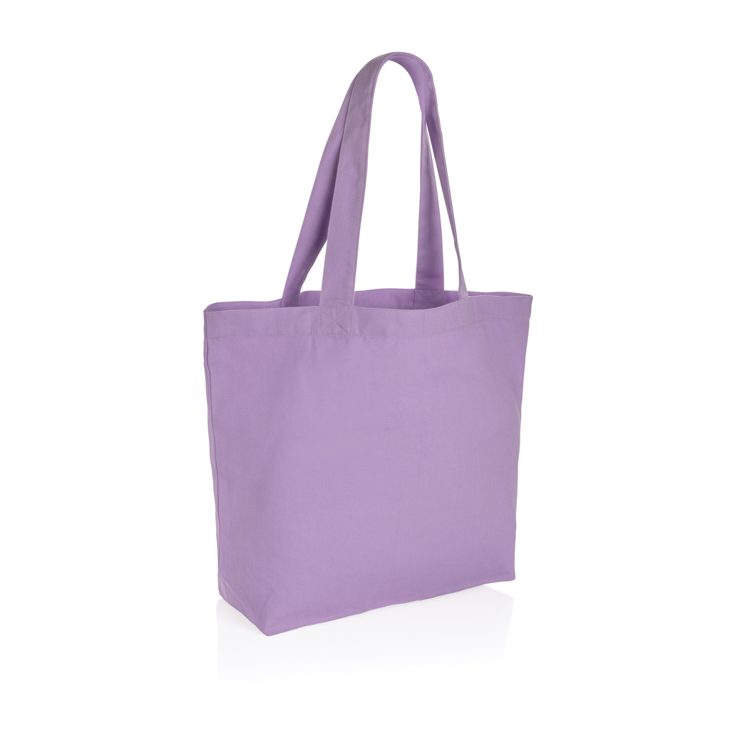 Impact Aware™ recycled canvas shopper met vakje 240gsm