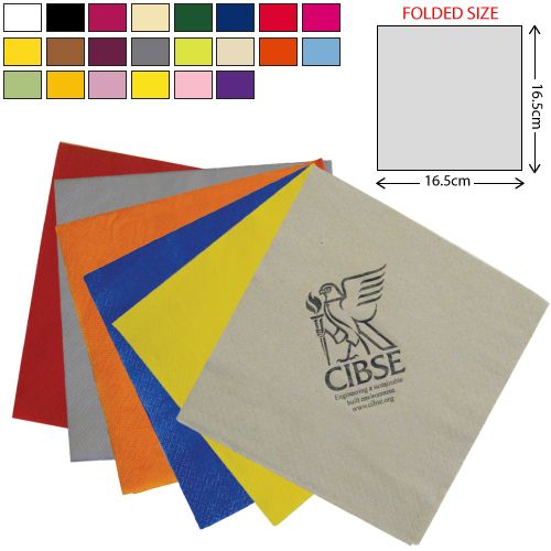 Paper Lunch Napkin 3Ply - White (33x33cm)