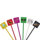 Square Headed Cocktail Stirrers