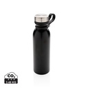 Copper vacuum insulated bottle with carry loop