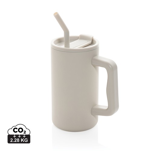 Cube RCS certified recycled steel mug 800ml