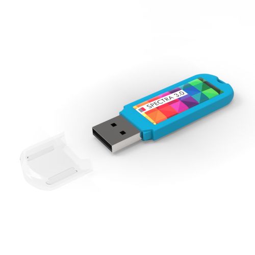 USB Stick Spectra 3.0 India Light Blue, 128 GB Premium