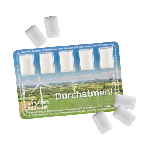 Smartcard met suikervrije kauwgom