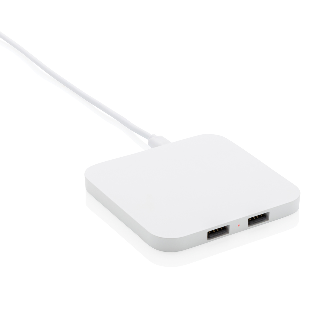 10W draadloze snellader met USB poorten