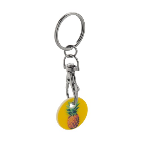Winkelwagenmuntje sleutelhanger ColoShop