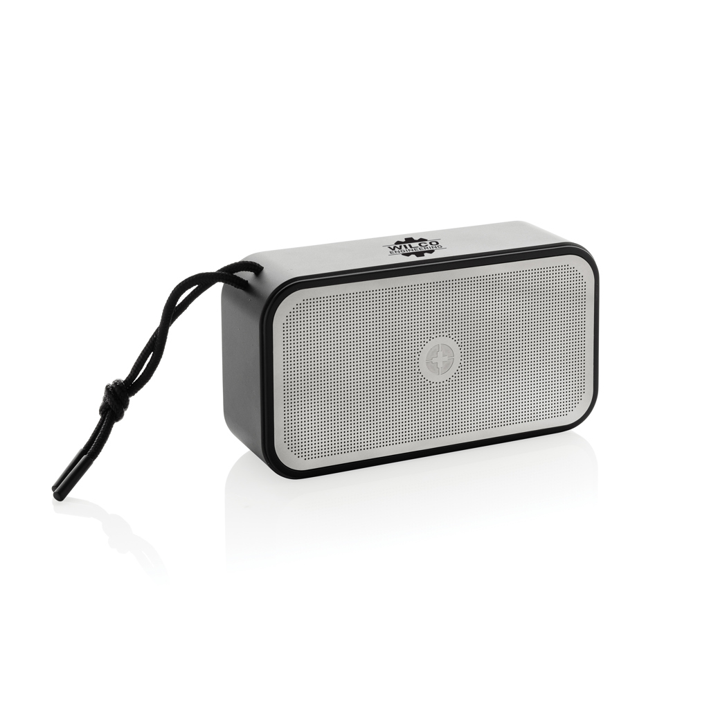 Swiss Peak RCS gerecycled aluminium 10W bass speaker