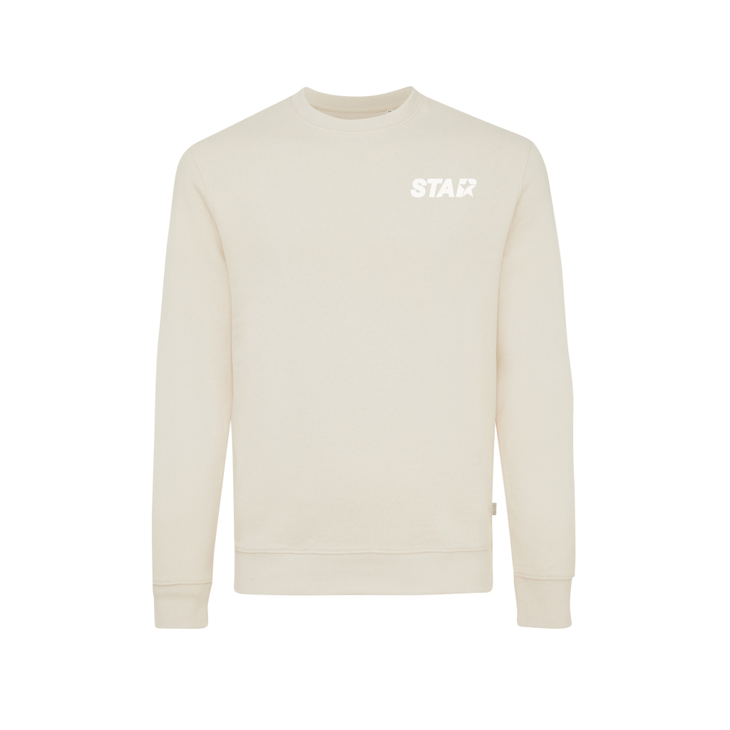 IQONIQ Denali gerecycled katoen sweater ongeverfd