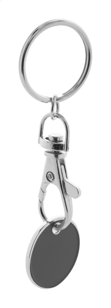 winkelwagenmuntje sleutelhanger