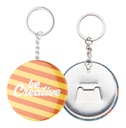 button sleutelhanger met pin-KeyBadge Bottle