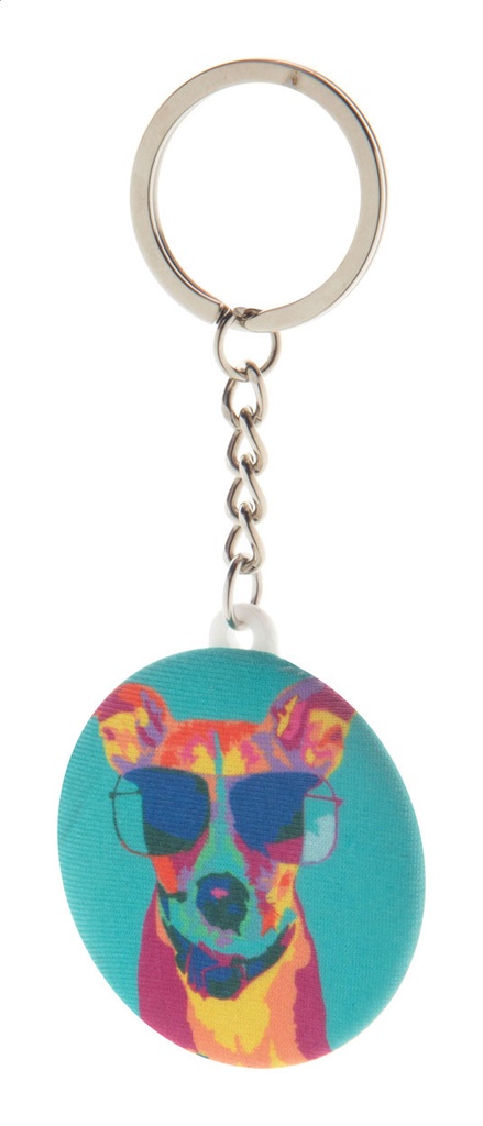 RPET-sleutelhanger met speld