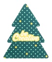 custom made kerstbrillendoek - CreaClean Xmas