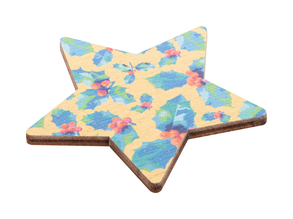 custom made kerstkoelkastmagneet, ster