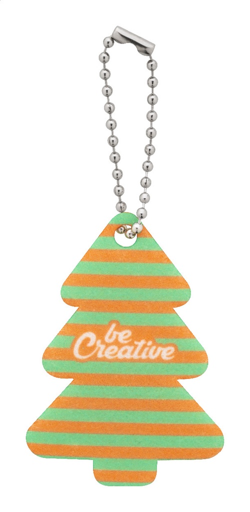 aangepaste kerstsleutelhanger, kerstboom