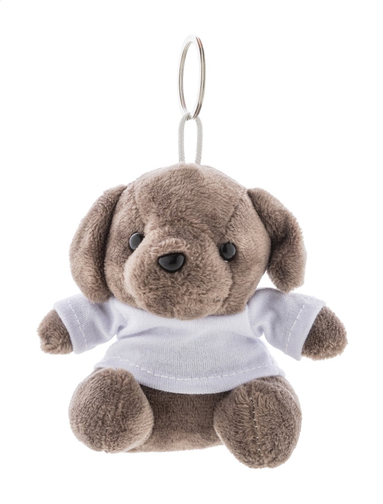 pluche hond sleutelhanger
