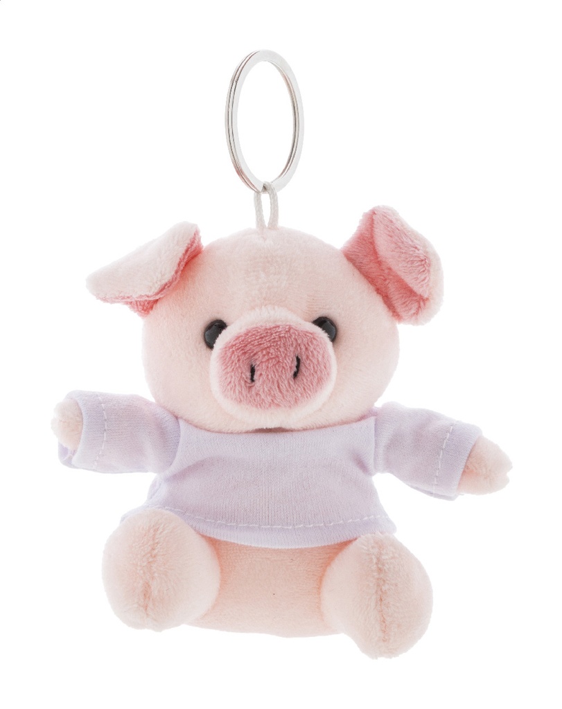pluche varken sleutelhanger