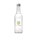 Glazen fles met 330 ml bronwater