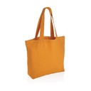 Impact Aware™ recycled canvas shopper met vakje 240gsm