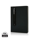 Standaard hardcover PU A5 notitieboek met stylus pen