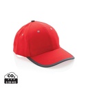 Impact AWARE™ 6 panel 280gr recycled katoen cap met bies