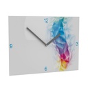 Horae Wall Clock Premium Rectangular 240 x 350 mm, Black Clock Hands