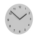 Horae Wall Clock Premium Round 240 mm, Silver Clock Hands