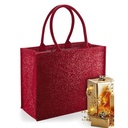 Shimmer Jute Shopper