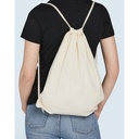 Organic Cotton Drawstring Backpack