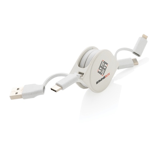 RCS standaard recycled plastic and TPE 6-in-1 kabel