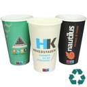 Recyclebare Enkelwandige Papieren Beker - Full Colour (16oz/455ml)