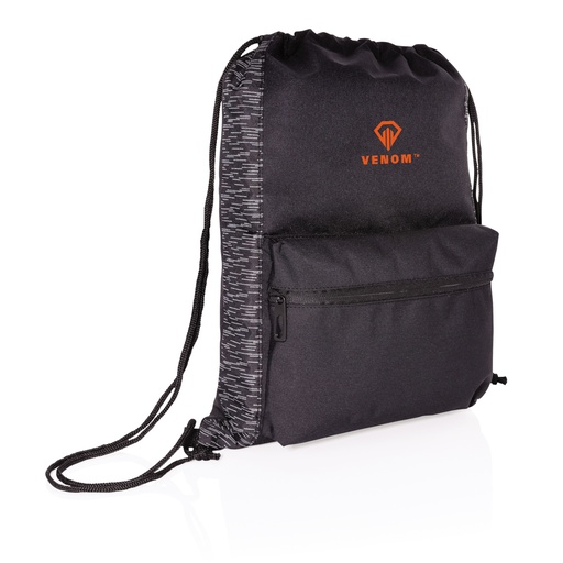 [P762.591] AWARE™ RPET Reflecterende drawstring rugzak
