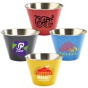 12oz roestvrijstalen ramekin - (blauw, rood, geel en zwart)