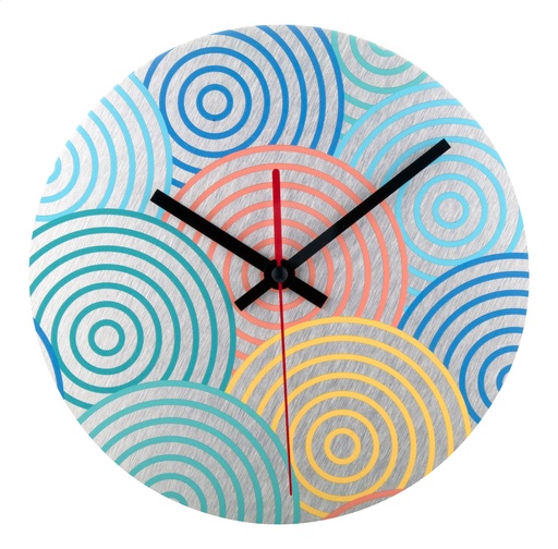 [AP718936] wandklok - BeTime Alu D