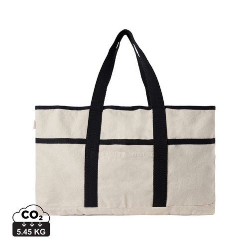 [V762033] VINGA Volonne AWARE™ recycled canvas strandtas