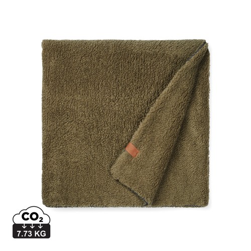 [V404027] VINGA Maine GRS recycled polyester dubbellaags deken