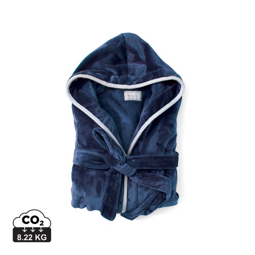 [495035] VINGA Louis luxe pluche RPET badjas maat L/XL